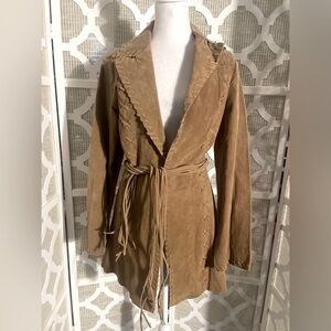 Candie's Tan Western Leather Jacket